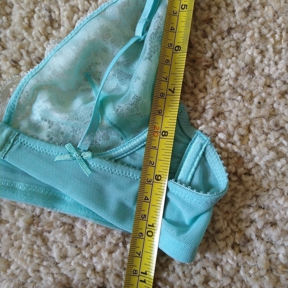 Intimately by Free People Women’s Fools Gold Underwire Bra Teal 32A Bralette - Picture 8 of 8